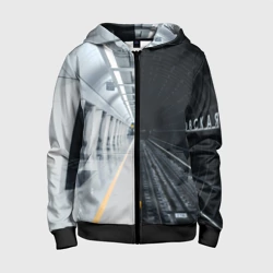 Детская толстовка 3D на молнии Метро Москвы