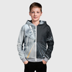 Детская толстовка 3D на молнии Метро Москвы - фото 2