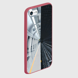 Чехол для iPhone 5/5S матовый Метро Москвы - фото 2