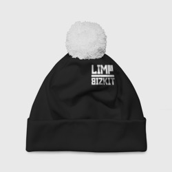Шапка 3D c помпоном Lim Bizkit logo