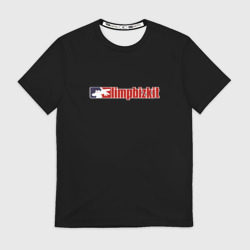 Мужская футболка 3D Limp Bizkit logo rock