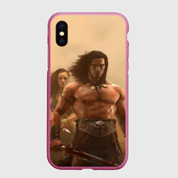 Чехол для iPhone XS Max матовый Conan Exiles: Конан Варвар