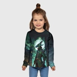 Детский лонгслив 3D Охотник из Bloodborne  - фото 2