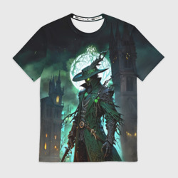 Мужская футболка 3D Охотник из Bloodborne 