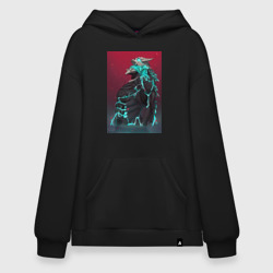 Худи SuperOversize хлопок Кайдзю номер восемь Кафка Хибино арт