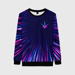 Женский свитшот 3D Code Geass neon blast lines