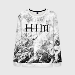 Мужской свитшот 3D HIM white graphite