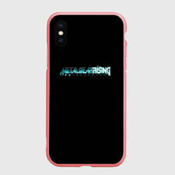 Чехол для iPhone XS Max матовый Metal gear rising logo