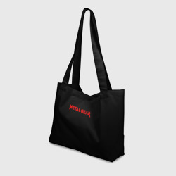 Пляжная сумка 3D Metal gear red logo - фото 2