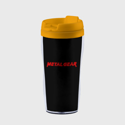 Термокружка-непроливайка Metal gear red logo