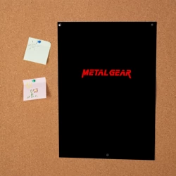Постер Metal gear red logo - фото 2