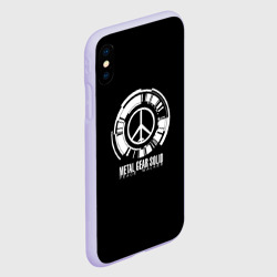 Чехол для iPhone XS Max матовый Metal gear solid snake logo - фото 2