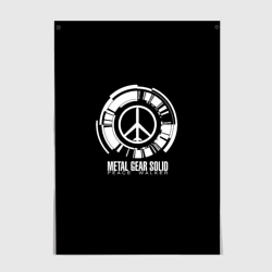 Постер Metal gear solid snake logo