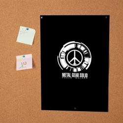 Постер Metal gear solid snake logo - фото 2
