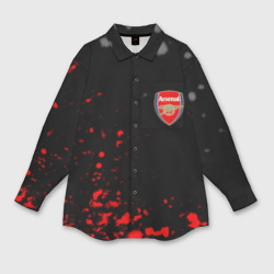 Arsenal spash – Женская рубашка oversize 3D с принтом купить