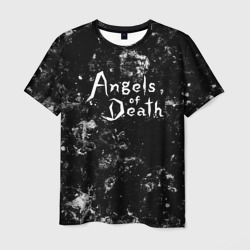 Мужская футболка 3D Angels of Death black ice