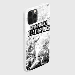 Чехол для iPhone 12 Pro Max Five Finger Death Punch white graphite - фото 2