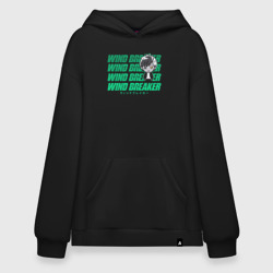 Худи SuperOversize хлопок Windbreaker - Sakura