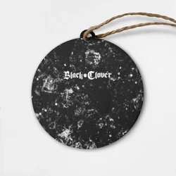 Деревянная игрушка круг Black Clover black ice