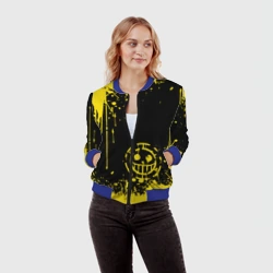 Женский бомбер 3D Трафальгар Д Ватер Ло прозвище пират - фото 2