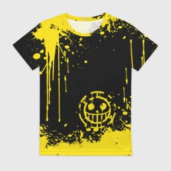 Женская футболка 3D Трафальгар Д Ватер Ло прозвище пират