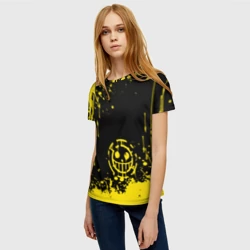 Женская футболка 3D Трафальгар Д Ватер Ло прозвище пират - фото 2