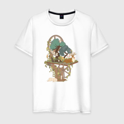 Мужская футболка хлопок Принцесса Мононоке: Studio Ghibli