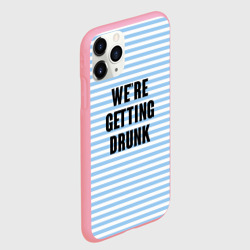 Чехол для iPhone 11 Pro Max матовый We're getting drunk - фото 2