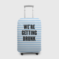 Чехол для чемодана 3D We're getting drunk