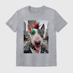 Мужская футболка хлопок Bully punk musician - ai art fantasy