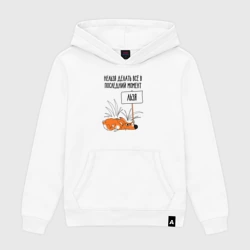 Женская толстовка хлопок Хитрый ленивый лисёнок  