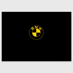 BMW logo yellow – Поздравительная открытка с принтом купить