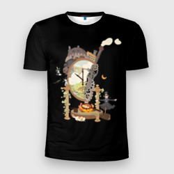 Мужская футболка 3D Slim Ходячий замок: Studio Ghibli