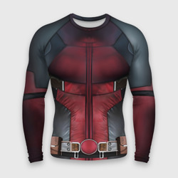 Мужской рашгард 3D Red costume top как у Дедпул