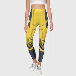 Леггинсы 3D Yellow costume bottom - фото 2