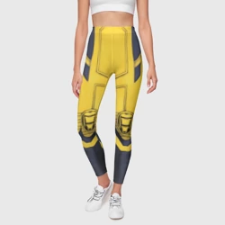 Леггинсы 3D Yellow costume bottom - фото 2