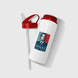 Бутылка для воды с трубочкой That`s what she said - the office - фото 2