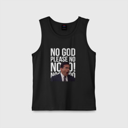Детская майка хлопок No god please no - the office