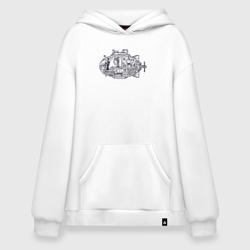 Худи SuperOversize хлопок Субмарина мой дом
