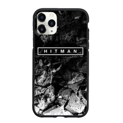 Чехол для iPhone 11 Pro Max матовый Hitman black graphite