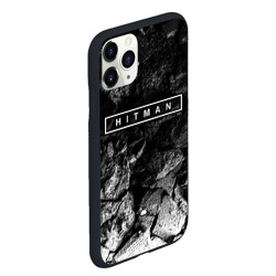 Чехол для iPhone 11 Pro Max матовый Hitman black graphite - фото 2