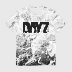 Мужская футболка 3D DayZ white graphite