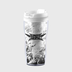 Термокружка-непроливайка Babymetal white graphite