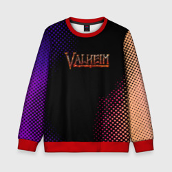 Детский свитшот 3D Valheim logo pattern