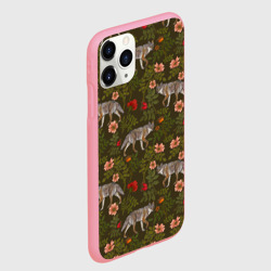 Чехол для iPhone 11 Pro Max матовый Волки и шиповник - фото 2