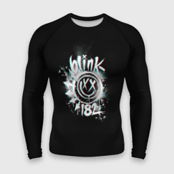 Мужской рашгард 3D Blink-182 glitch