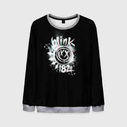 Мужской свитшот 3D Blink-182 glitch