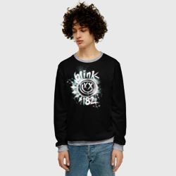 Мужской свитшот 3D Blink-182 glitch - фото 2