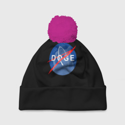 Шапка 3D c помпоном Doge мем