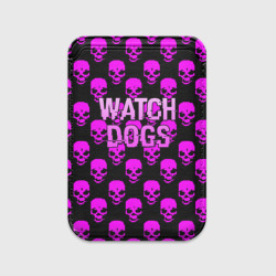 Картхолдер Magsafe магнитный Watch dogs neon skull